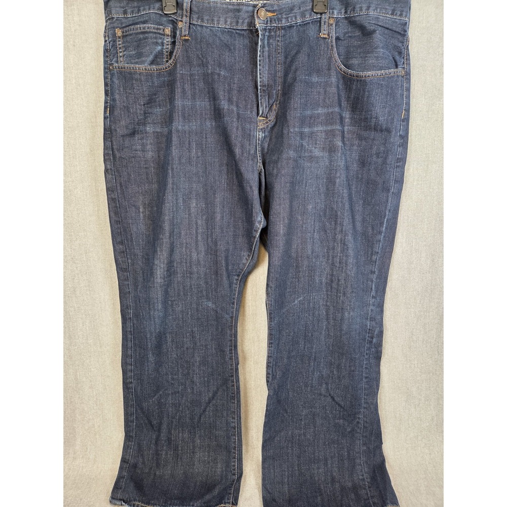 Aeropostale Bootcut Jeans Men's 44x32 Medium Wash Denim Light Distressing‎